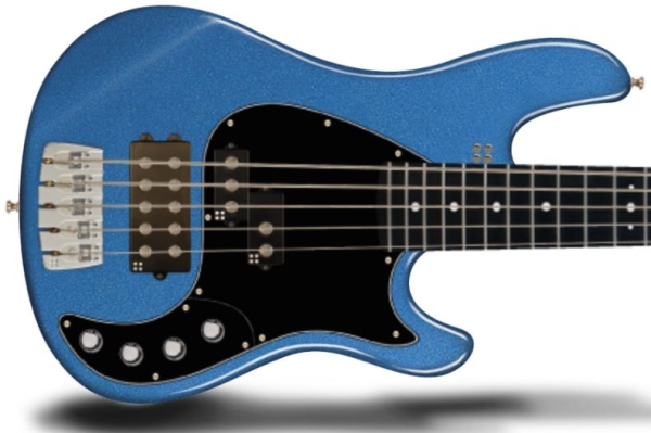 Sandberg California II VT5 & VM5 Pickguard, Schwarz